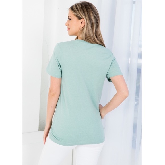 Mint Green ‘Life is Better at the Lake’ Graphic Tee - Picture 5 of 14
